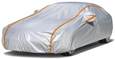 Abdeckplane Auto für BMW E64 6 Series Cabrio,Vollgaragen Outdoor Wasserdicht Autoabdeckung,Allwetter Schneeregen UV-Kratzer Schutz und Kratzern