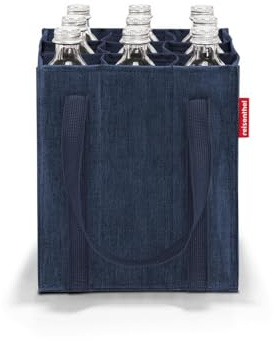 reisenthel bottlebag twist navy - 9 Fächer, einfaches Recycling der Flaschen, Tragegurte