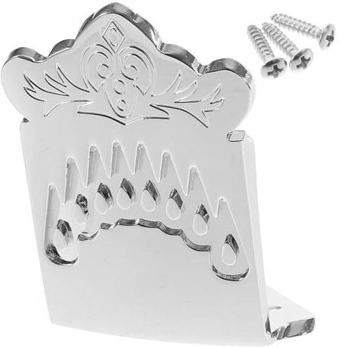 JOINPAYA Tailpiece for in 8-string Professional Replacement Mandolin Metal Silver Fixing Maintaining, Suitable Accessory Strings Instrument Players and Musical