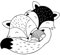 Aladine 01676 Stempel C Famille Fuchs