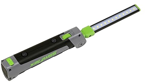 Sealey LED180 Rechargeable Slim Folding Inspection Lamp 12 + 1 SMD LED Li-Ion