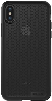 NOMAD Hexagon Case Schutzhülle, für iPhone X, schwarz