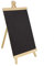 Panneau en bois Tableau noir avec support Mini tableau à craie sur chevalet Panneau Chevalets Triangle de Table Tableau Porte Nom Numéro pour Decoration Mariage Anniversaire Bureau