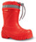 demar. Eva Mammut-S - Stivali di gomma leggeri per bambini con risvolto imbottito, (rosso/grigio), 32/33 EU