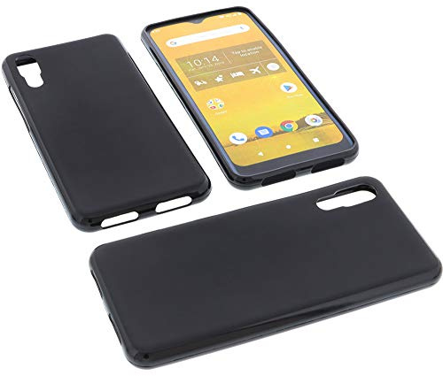foto-kontor Coque Compatible avec Logicom Le Spark Housse pour Smartphone Étui en Caoutchouc TPU Noir