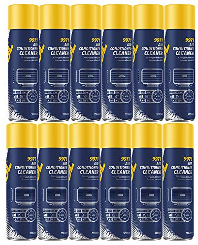 12 x MANNOL 520ml Klimaanlagen Reiniger Desinfektionsmittel