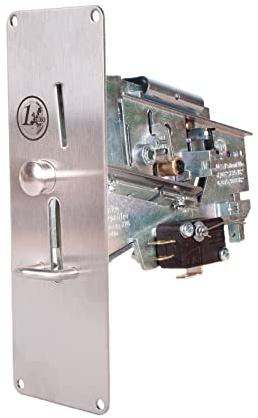 Mechanischer Münzprüfer W6000 mit Frontplatte aus Edelstahl für 1,00 € Münzen