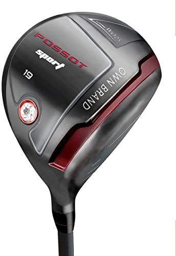 POSSOT Golf Fairway Wood, 3/5 Wood with Graphite Shafts for Man's, Golf Club with Premium Regular and Stiff Flex Shaft, Right Handed, 3 Wood Regular