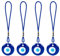 WEBEEDY 4 Stück Nazar Boncuk Boncugu Türkisch Blau Auge Evil Eye Wandbehang Boese Auge, Ornament Amulett Dekoration Home Decor Schutz Segen Geschenk Glasperlen Anhänger