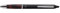 PILOT FriXion LFBKZ-3SEF-IR Ball Knock Zone Slide Clicker einziehbarer löschbarer Gelschreiber, feine Spitze 0,5 mm, Inspiration Red, nachfüllbare Geltinte auf Wasserbasis (schwarz)