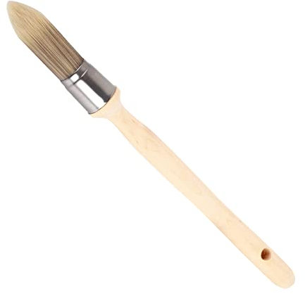 Synthetic Sash Brush Wax Paint Brush Sash Paint Brush Chip Paint Brush Chip Paint Brush Chalk Paint Brushes for Paint Stains Varnishes Glues and Home DIY