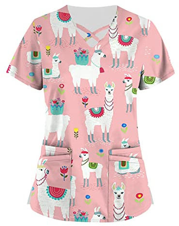 Saymany Pflege Kleidung Damen Pflegebekleidung Schlupfkasack Damen Kasack Kasacks Damen Pflege Kasacks Damen Damen Pflege Mit Motiv Berufskleidung Krankenpfleger Uniformen Kasack Damen Berufskleidung