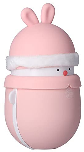Wiederaufladbarer Handwärmer, 6000 MAh, Elektrischer Handwärmer, Powerbank, USB, Tragbar, Winter-Taschenheizung für Männer und Frauen Im Freien (Kaninchen)