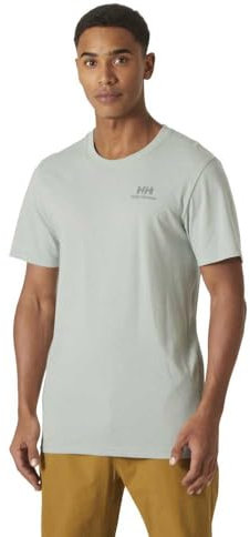 Helly Hansen Hombres Camiseta Nord Graphic, Niebla Verde, S