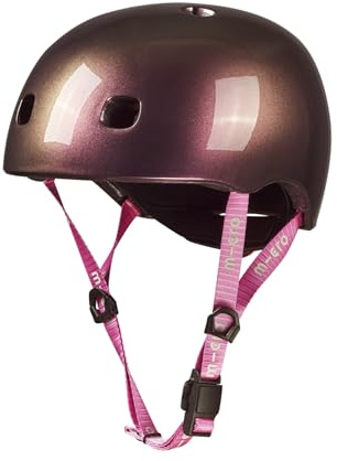 Micro | Casque Enfants | Finition Néochrome| Boucle Magnétique/Lumière LED intégrée | 2-5 Ans | Taille M