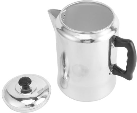 3L Teekessel, Aluminium-Kaffeekessel, V-förmiger Auslauf, Heißwasser-Bolier, Schnelle Wärmeleitung, Teekanne, Warmwasserbereiter Camping, Zuhause und Küche