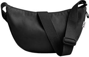 SONS OF ALOHA Half Moon Bag Umhängetasche HOKU aus recycletem Meeresplastik | Halbmond Festivaltasche Wasserabweisend | Stylische Crossbody bag mit verstellbarem Gurt