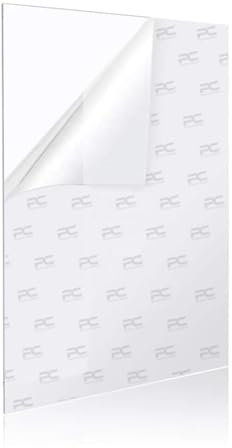 Procut Global 90x60 cm Clear Acrylic Plexiglass Sheet – 1mm Transparent Perspex Sheet for Picture Frames, DIY Crafts, Art Projects, Painting Displays, and Crafting Needs.