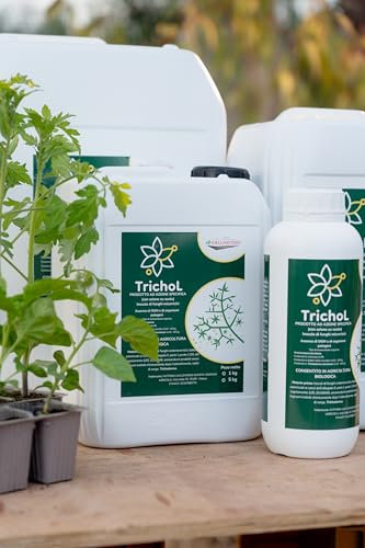 TrichoL - Inoculo funghi micorrizici - Humus di lombrico liquido con Trichoderma harzianum - Stimola lo sviluppo delle radici (5 kg)