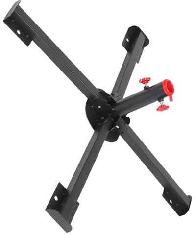 MAGICLULU Faltbarer Weihnachtsbaumständer Aus Edelstahl Robust Großer Kreuzsockel Für Künstlichen Weihnachtsbaum Stangen ø Vielseitig Für Garten Terrasse Sonnenschirme Schirmständer