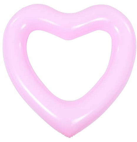 TOYANDONA Anneau de Natation d'amour Piscine flotteurs baignade Flotter Jouets Tente Portable bouée Gonflable Flottant de Piscine de en Forme de Coeur PVC