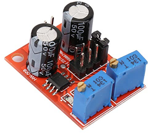 Eacam Modulo Frequenza Impulsi Regolabile NE555, Generatore di Segnali a Onda Quadra 5V-15VDC con Controllo Driver Motore Passo-passo per Sviluppo Sperimentale