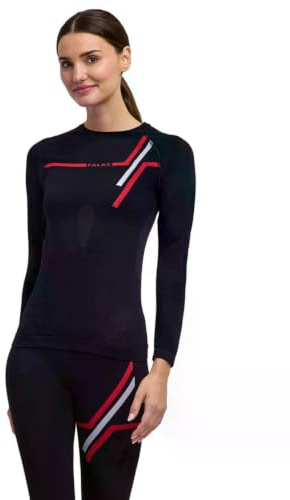 Falke Damen Warm Anniversary Round Neck Funktionsshirt Langarm