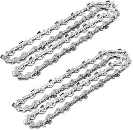 Hoypeyfiy 2Pcs 14 3/8” Pitch 50 Driver Link Chainsaw Saw Chain, Replacement for Stihl 017 MS170 MS171 MS192 MS192T MSE140 MSE170