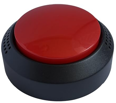 QIATKWH Talking Alarm Clock with 3 Alarms, Time Announcement and Hourly Alarm, Suitable for Visually Impaired and Seniors (English)