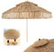 RTVGNSZSJL Sombrilla De Jardín 280cm Sombrilla De Playa con Doble Techo, Ombrilla De Paja Hawaiana para Terraza, Balcón, Piscina, Sin Base