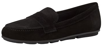 Tamaris Damen Slipper Leder, schwarz, 39 EU