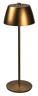 Konstsmide Éze 7840-901 LED Table Lamp, Matte Copper, Indoor/Outdoor, Wireless, 11 x 32 x 11 cm