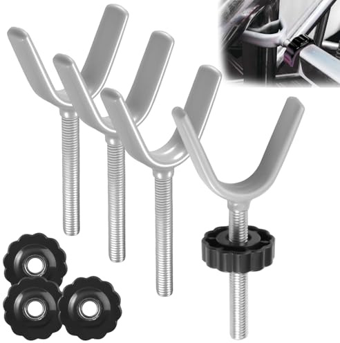 Y Spindel zur Befestigung, 4 Stück Y Spindel Druckschrauben M10, Y Spindel für Treppenschutzgitter, Treppenschutzgitter Schrauben, Ersatzschraube Treppengitter, Druckschrauben, für Treppenschutztüren