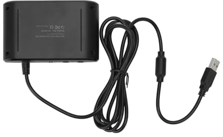 Cryfokt Adaptateur de Contrôleur de Jeu Pratique et Multifonctionnel, Prend en Charge le Convertisseur de Manette de Jeu HOME pour PC, Transfert Facile pour les Ventilateurs N64