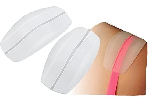 Unbekannt 1 Paar BH Trägerpolster Silikon Schulterpolster rutschfest Träger Polster für Erwachsene Frauen, die BHs tragen
