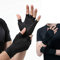 Wopohy Arthritis Handschuhe 1 Paar Fingerlose Arthrose Kompressionshandschuhe für Männer und Frauen