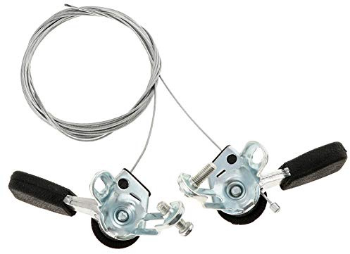 Keenso Levier de vitesse de pouce de vélo, levier de vitesse de pouce à friction en aluminium de vélo avec câbles de frein, accessoires de vélo modifications/accessoires/puissance sur la voiture