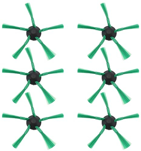 Be In Your Mind 6 Stück Roboter-Staubsauger Seitenbürsten Kompatibel mit Vorwerk VR300 VR200 Smart Sweeping Roboter-Staubsauger Nylon-Seitenbürsten