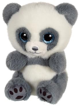 Gipsy Toys Panda Plüschtier CUTYDOOS, 13 cm, Schiefergrau