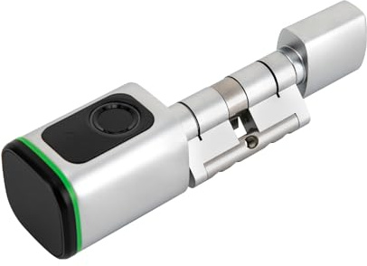 Smart Türschloss, Intelligentes Türschloss für Smart Home Fingerabdruck, App, Schlüsselkarte, Elektronisches Türschloss Anwendbare Türdicke 35-45mm