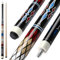 ASMPCUE Billard Queue, 58 Pool Queue 13mm Spitzen Pool Cue für Professionelle Billardspieler, 1/2 Maple Queue Sticks für Billard Tisch Sport, Bar Pool Table Sticks for Billard Enthusiasten, Plaid
