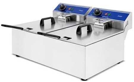 Friteuse Électrique Professionnelle – 2 × 6 Litres – 7200 W