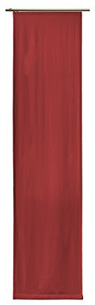 Wirth Paneele Dim Out mit Zubehör, Polyester, Rot, 145 x 60 cm
