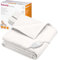 Beurer HD 75 Cozy Couverture chauffante, couverture électrique confortable en apparence de fourrure, 6 réglages de température, lavable en machine, avec arrêt automatique, blanc