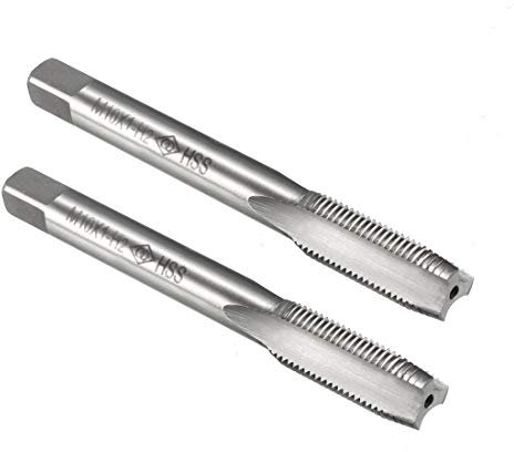 sourcing map 2Pcs taraud métrique M10x1mm Filetage Taraud HSS perceuse électrique routeur