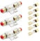Carviya Carviya In-line AGU Fuse Holder for 4-10 Gauge AWG Wire / 6 Gauge & 8 Gauge/with Six 60A AGU Fuses for Car Audio/Alarm/Amplifier/Compressors/Auto Parts/Automotive/Marine/Industrial (3 Pack)