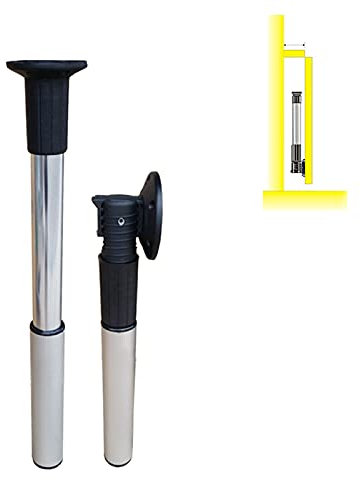 Furniture legs Pieds De Table Réglables, Pieds De Meuble Pliants, Pieds Télescopiques RV/Bar, Pieds De Support, 50-70cm (1 Pièce)