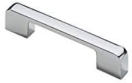 5 PCS Cabinet Handles Furniture Drawer Wardrobe Door Kitchen Cupboard Pull Zinc Alloy Polished Chrome T Bar Handles Pulls Hole Center 96mm