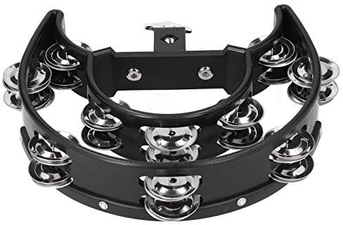 Pandereta con soporte Hi Hat, instrumento musical, batería duradera, para el hogar escolar