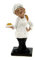 Vogler 841-2380 Funny Life Pasta a la Chef Küchenchefin Figur Koch Köchin